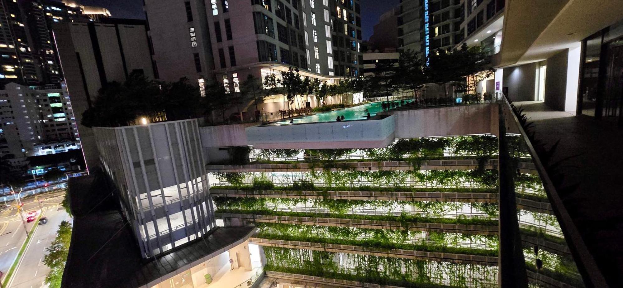 Balcony Cityscape Iii The Robertson 41f Pangsapuri *