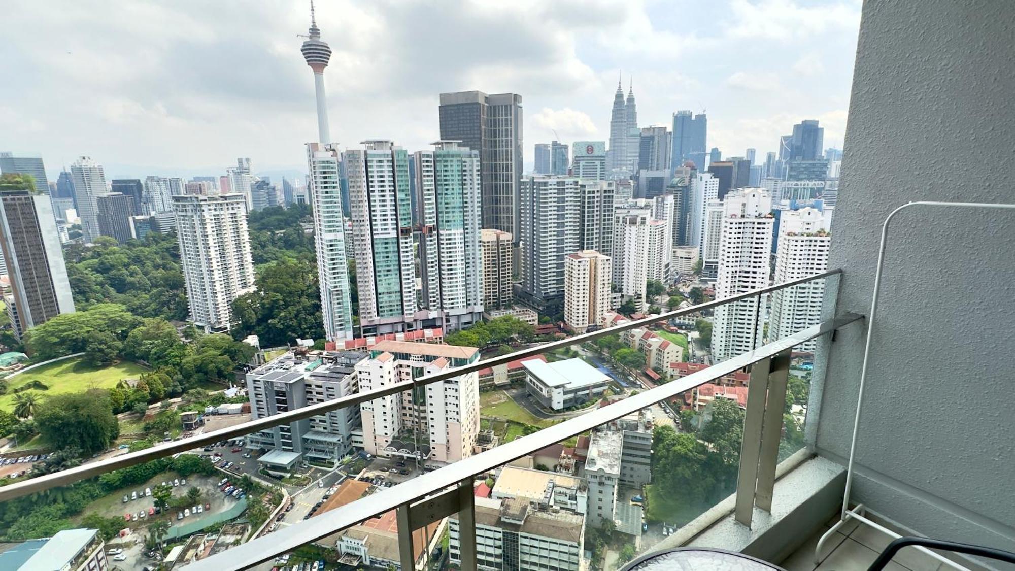 Balcony Cityscape Iii The Robertson 41f Pangsapuri *
